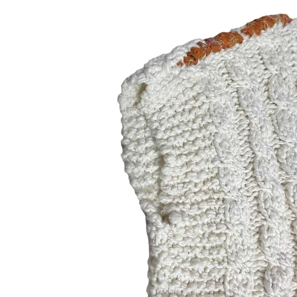 FINAL PRICE RARE FP x WeTheFree Care Sari Not Sari Organic Knit Sweater xs/s - Picture 15 of 16